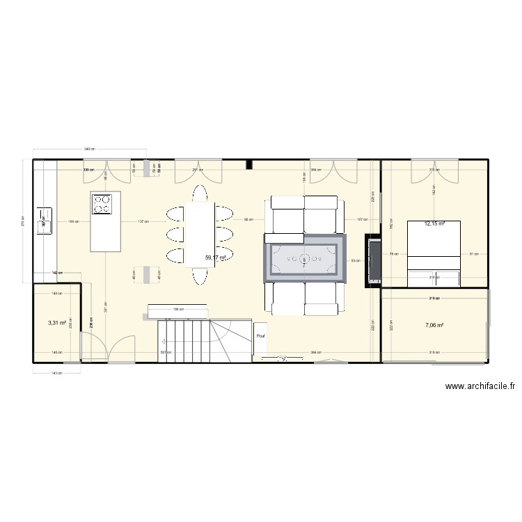 NewMaison. Plan de 4 pièces et 82 m2