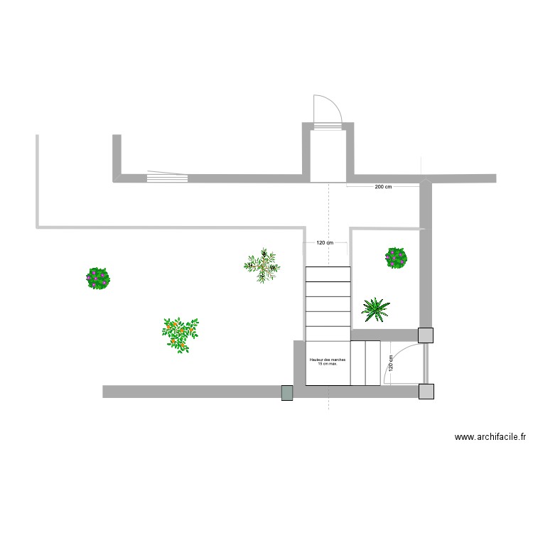 AMENAGEMENT DEVANT MAISON. Plan de 0 pièce et 0 m2