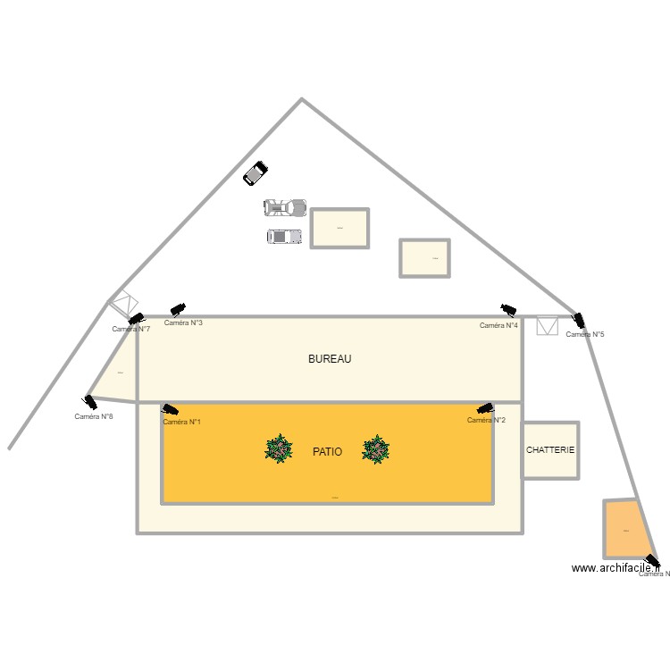 REFUGE DE LA CONCA. Plan de 8 pièces et 1234 m2