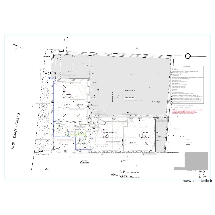 ECOLE ST DONAN. Plan de 0 pièce et 0 m2