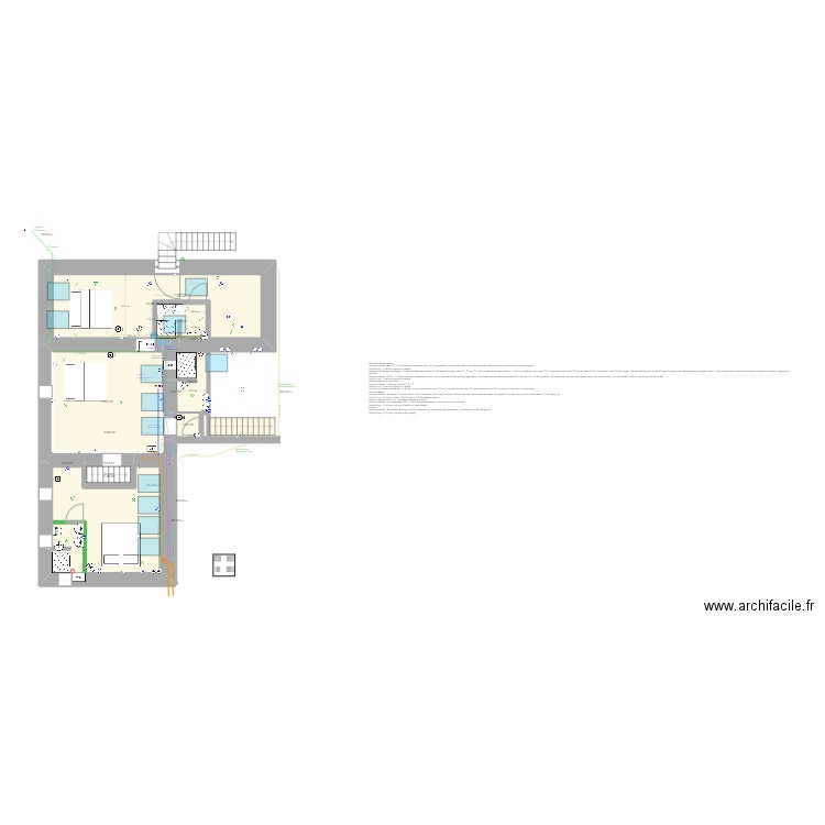 ontwerp electra en installatie v3 jul 24. Plan de 26 pièces et 237 m2