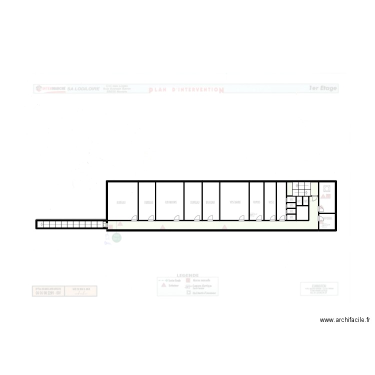 PLAN INTER HOPITAL etage 1. Plan de 20 pièces et 16 m2