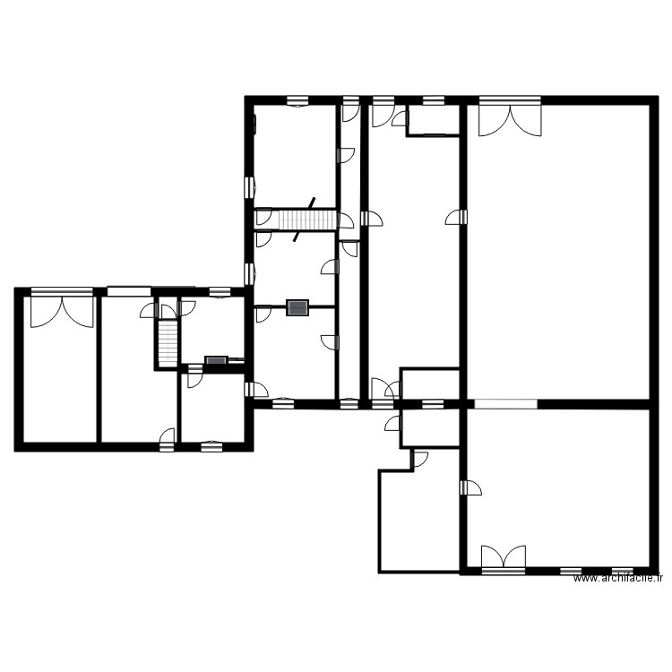 QUANTIN. Plan de 26 pièces et 1209 m2