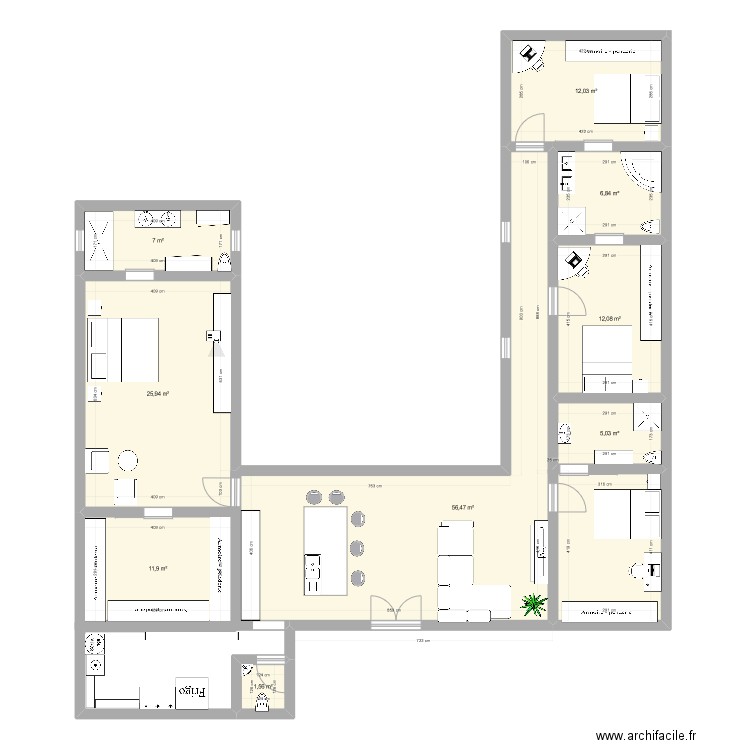 Plan CT 1. Plan de 0 pièce et 0 m2