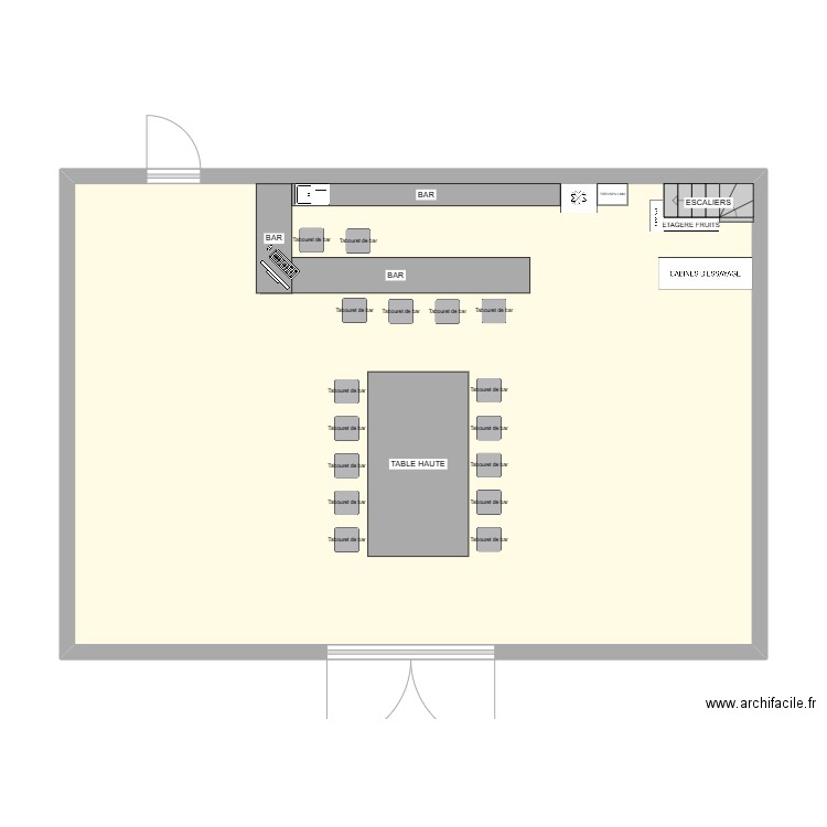 PLAN VERRIERE 2025_1. Plan de 1 pièce et 70 m2