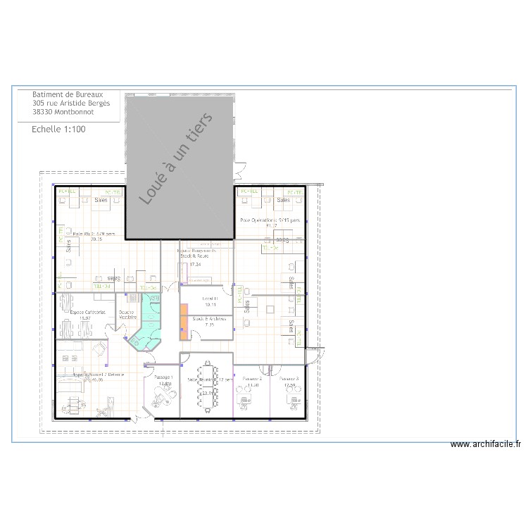 305. Plan de 0 pièce et 0 m2