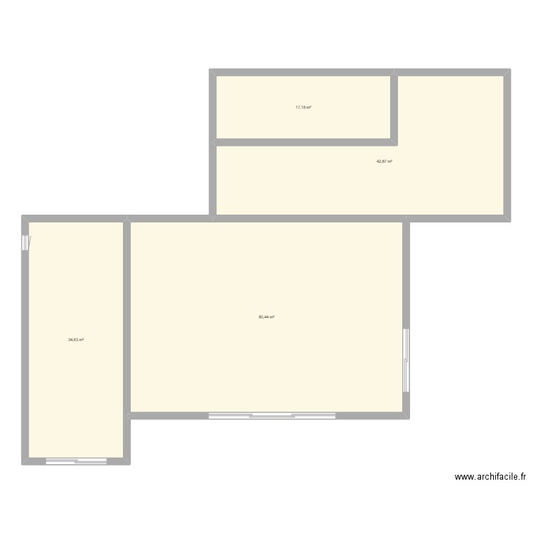 Test PLAN. Plan de 4 pièces et 175 m2