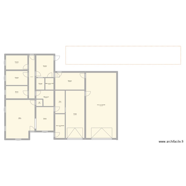 Maison Sarah Fev 2025. Plan de 17 pièces et 469 m2