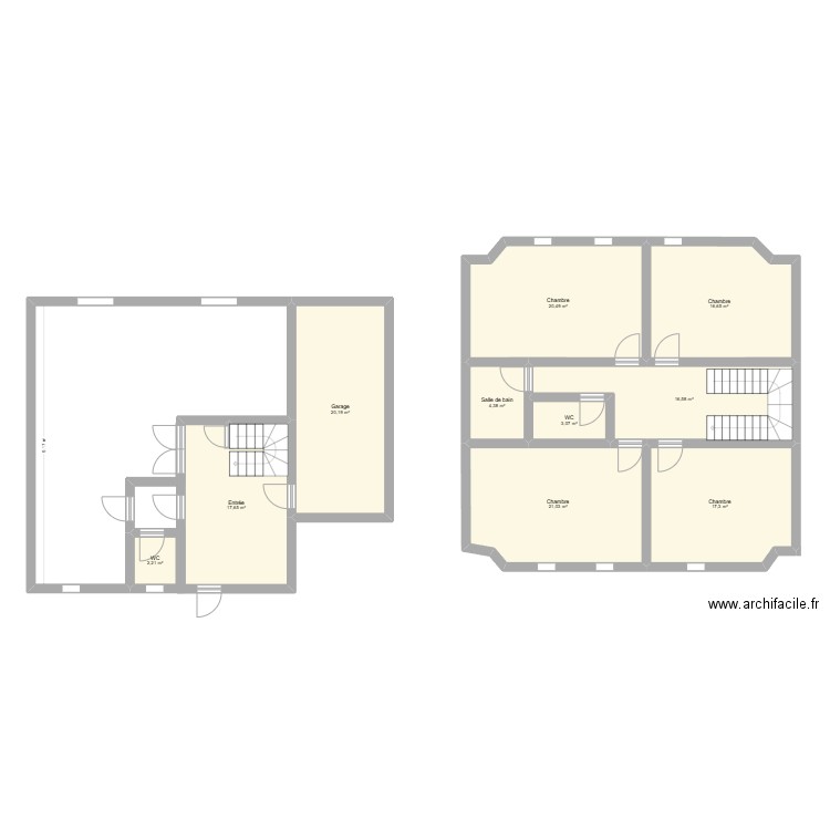 maison rambouillet nouveau plan. Plan de 10 pièces et 140 m2