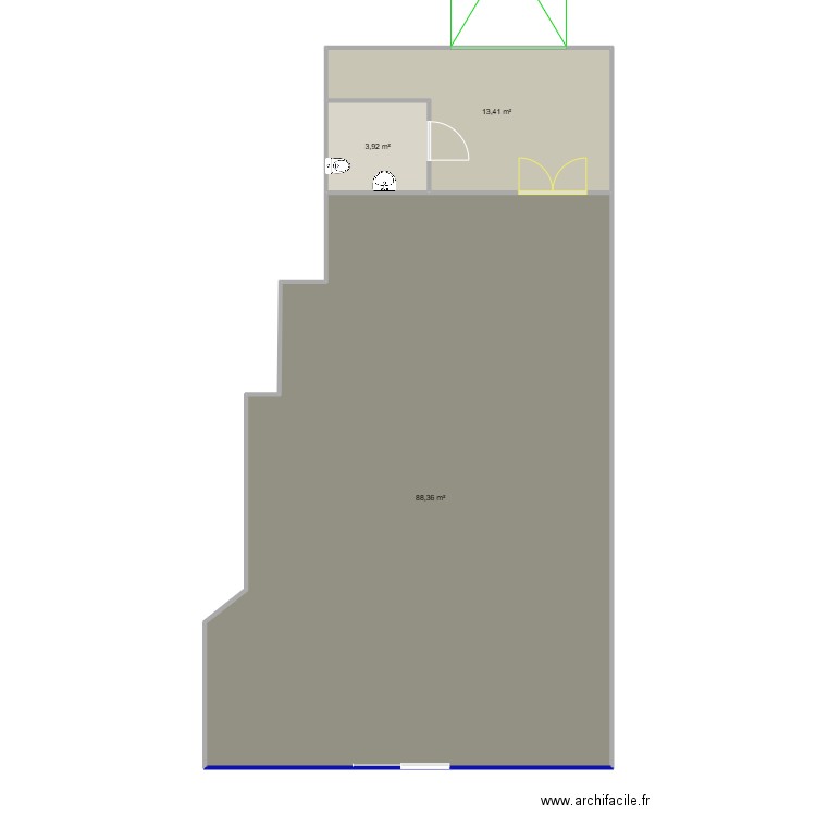 Local Fuengirola. Plan de 3 pièces et 106 m2