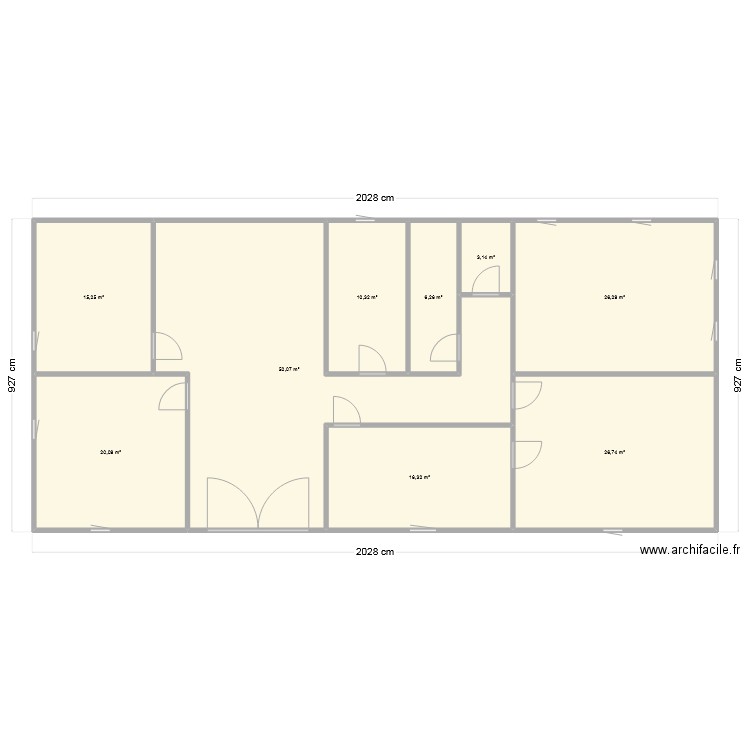 alem then. Plan de 9 pièces et 176 m2