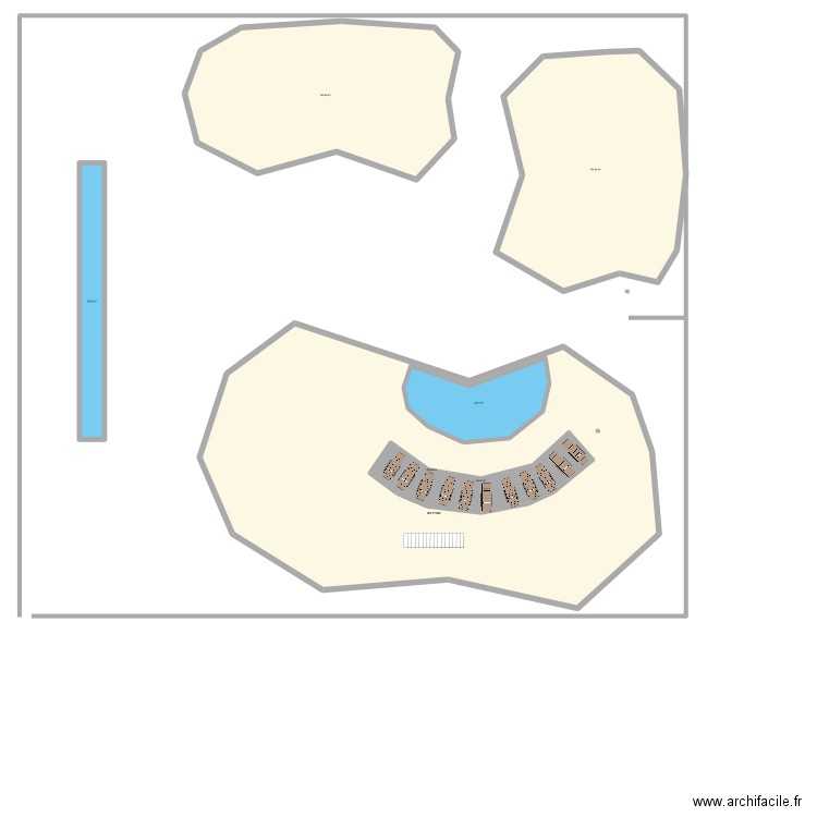 Villa AGUA Rooftop étage V5. Plan de 6 pièces et 796 m2