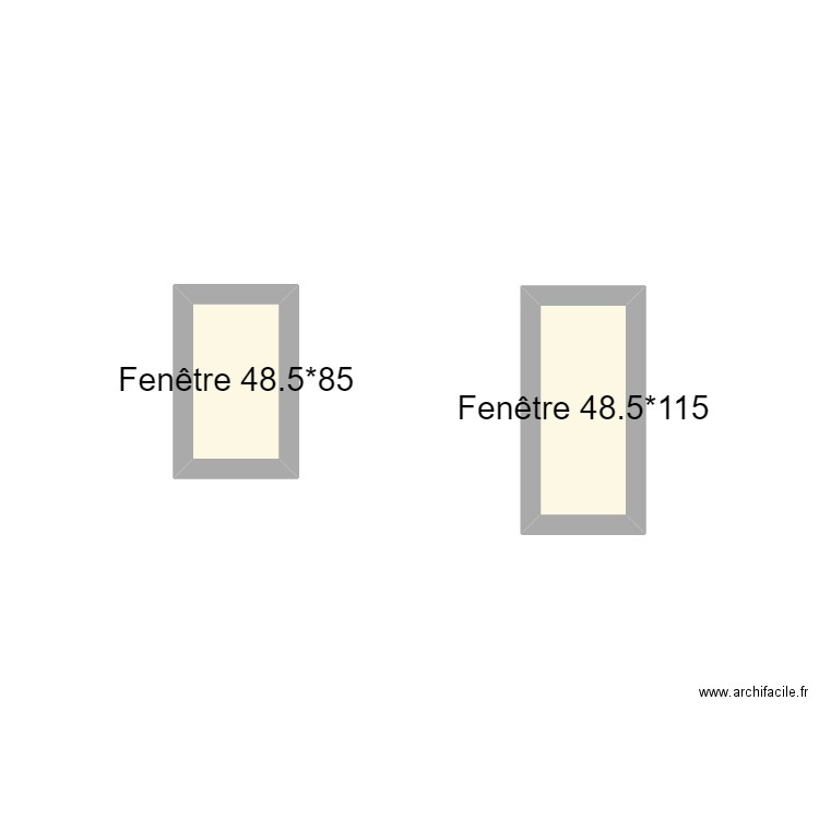 grislain sainte terre fenêtre. Plan de 2 pièces et 1 m2