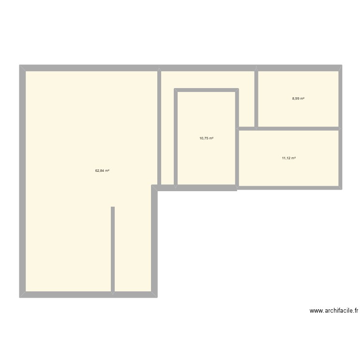 SCI HABITATION. Plan de 4 pièces et 94 m2