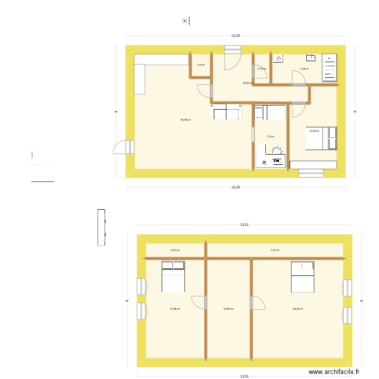 BEYNAT PP V13. Plan de 12 pièces et 164 m2