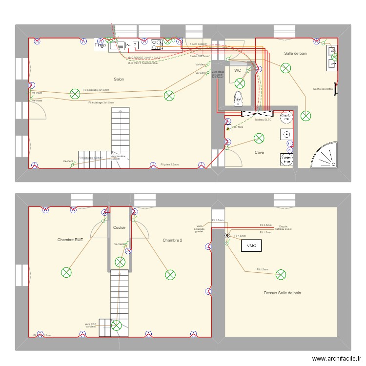 Gîte Breurey RDC. Plan de 8 pièces et 159 m2