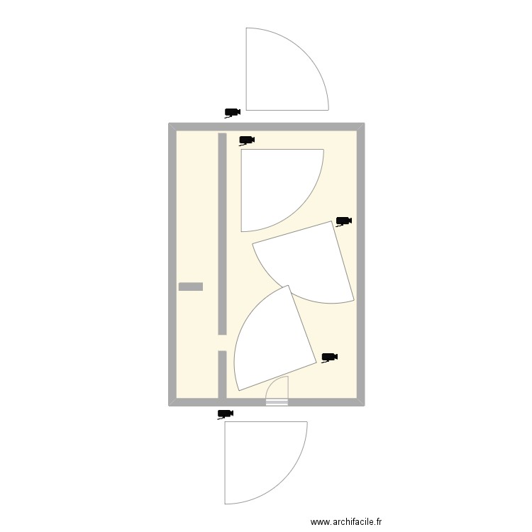 Au beau regard ORGON. Plan de 1 pièce et 63 m2