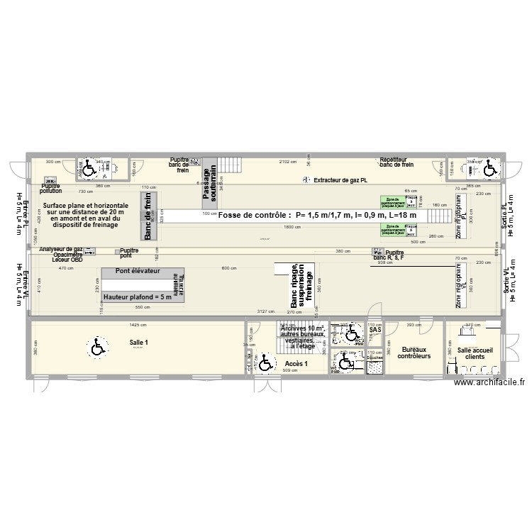 CCT mixte PL/VL  DREUX  JEROME V1. Plan de 13 pièces et 439 m2