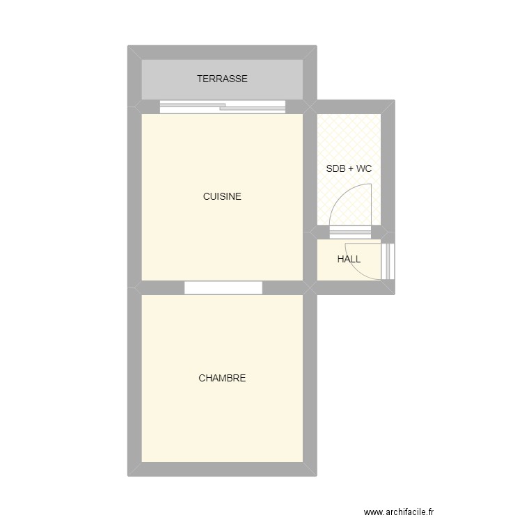 SCHMITZ STUDIO. Plan de 5 pièces et 26 m2