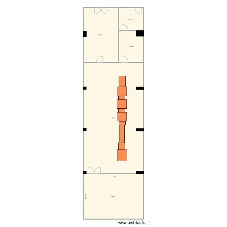 smt atlas. Plan de 5 pièces et 208 m2