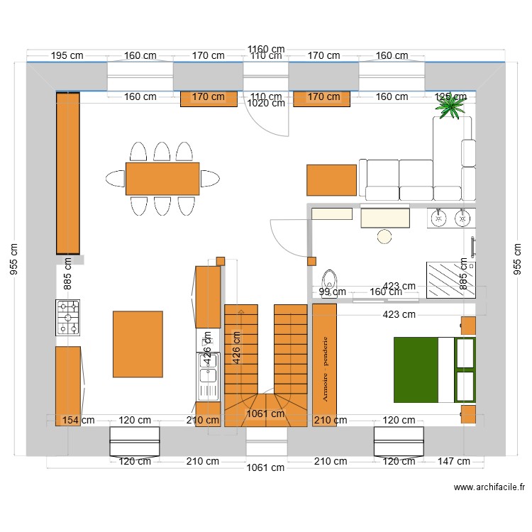 RdC GM 2. Plan de 0 pièce et 0 m2