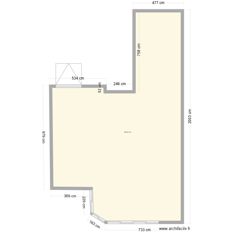 résidence p. Plan de 1 pièce et 166 m2