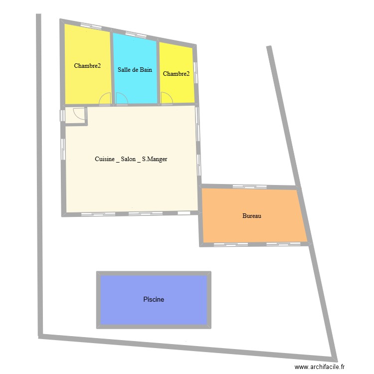 MaisonPremier. Plan de 6 pièces et 163 m2