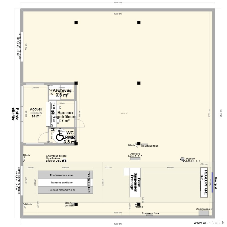 CCT VL M. Sauveur Corse v2. Plan de 5 pièces et 386 m2