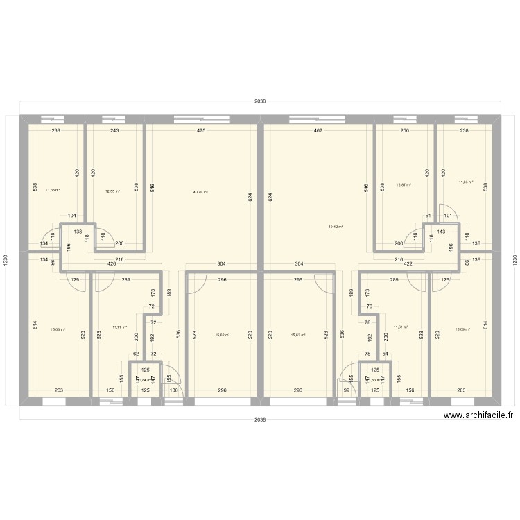 Maison St sulpice. Plan de 14 pièces et 218 m2