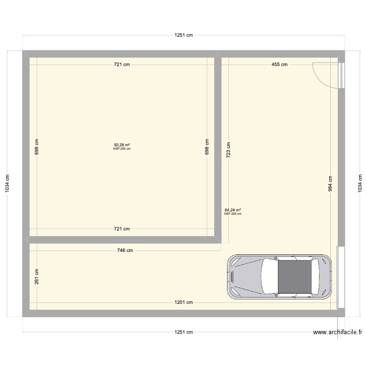 Maison m. Plan de 2 pièces et 115 m2