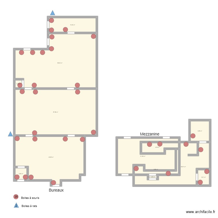 NUANCE 4. Plan de 13 pièces et 231 m2