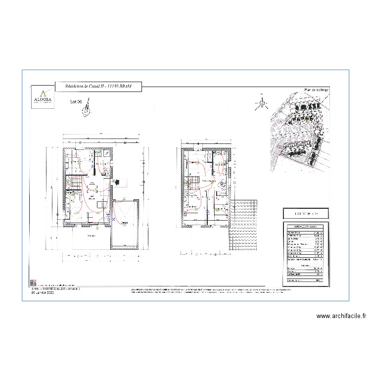 AMETHYSTE LOT 6. Plan de 0 pièce et 0 m2