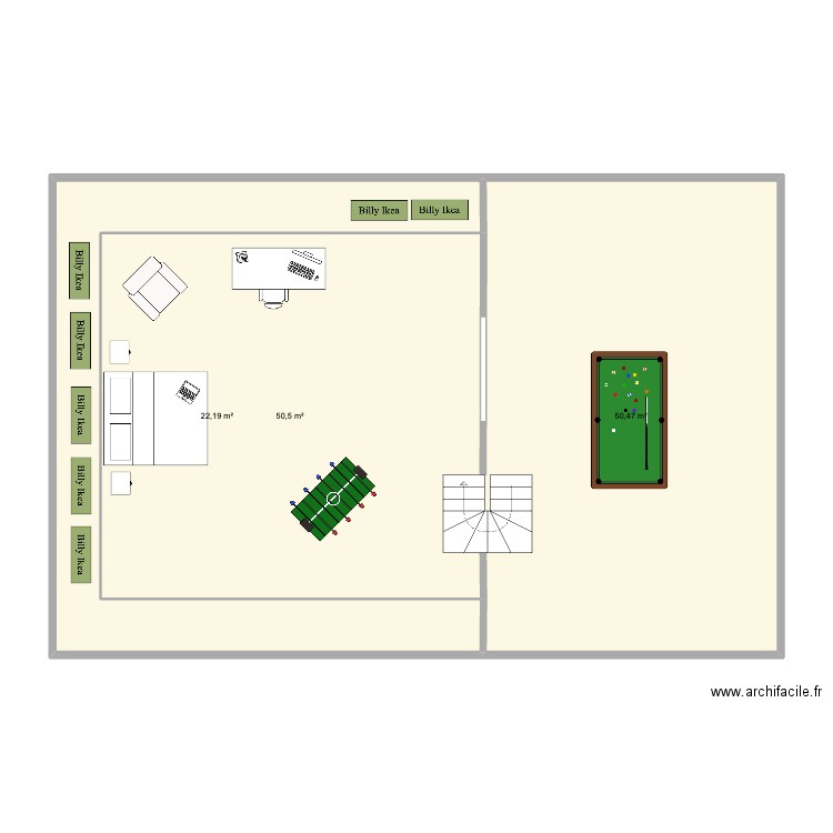 Gaiberg_Boulder. Plan de 3 pièces et 123 m2