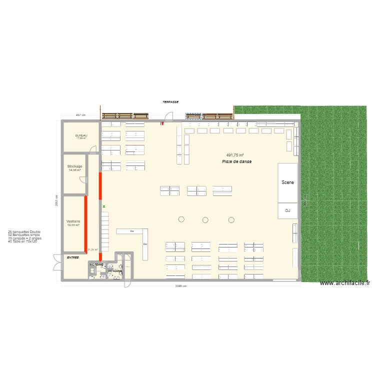 Pacha Top. Plan de 9 pièces et 586 m2