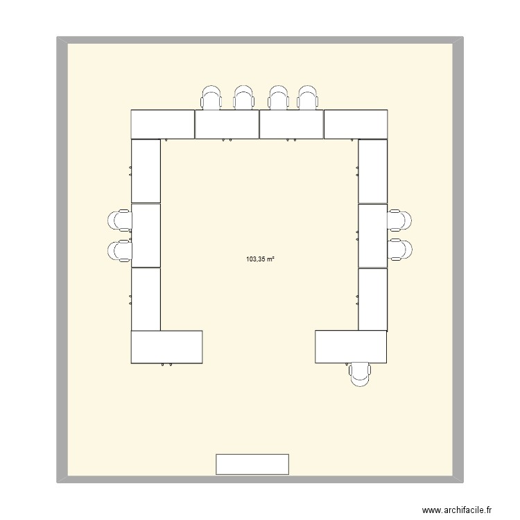 240m2. Plan de 1 pièce et 103 m2