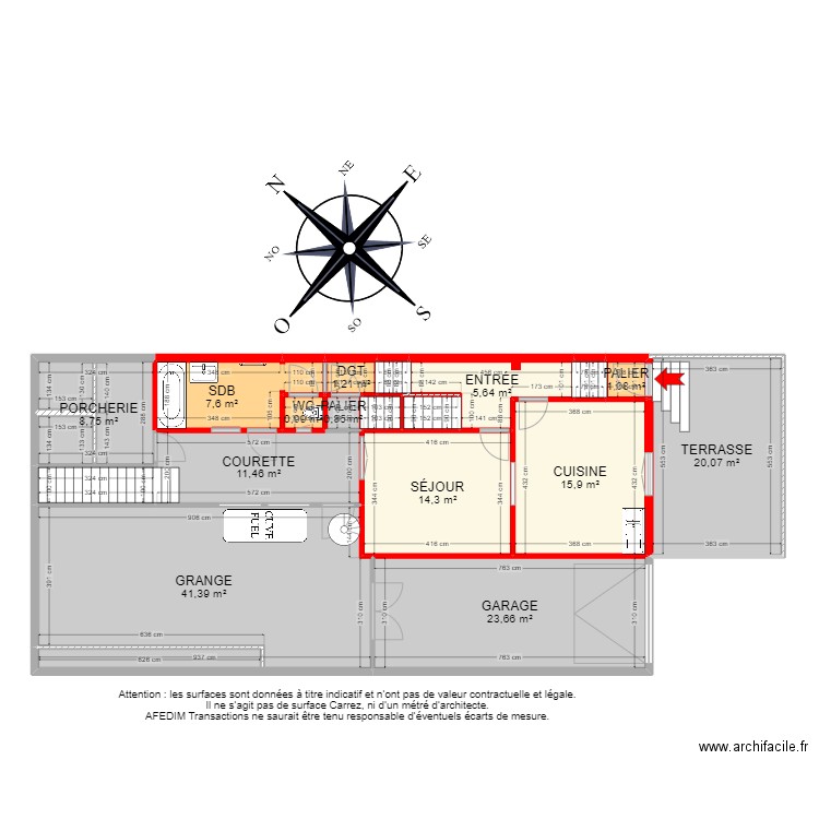 BI18928 -. Plan de 42 pièces et 394 m2