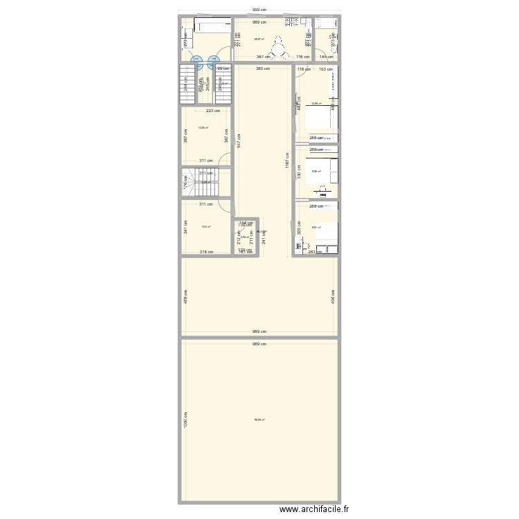 miocdd. Plan de 12 pièces et 277 m2