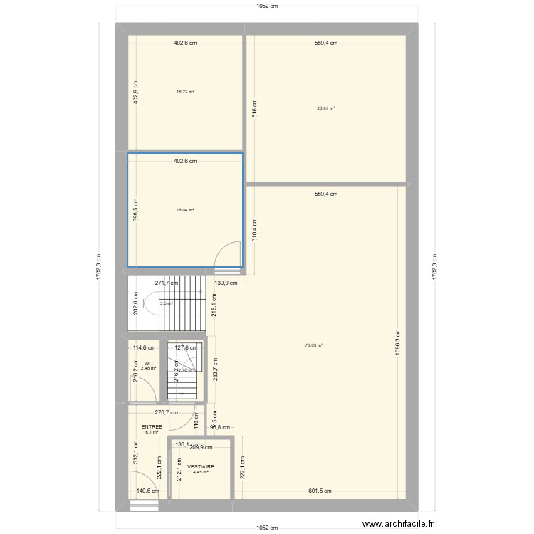 BOIS LE ROI 2. Plan de 9 pièces et 152 m2