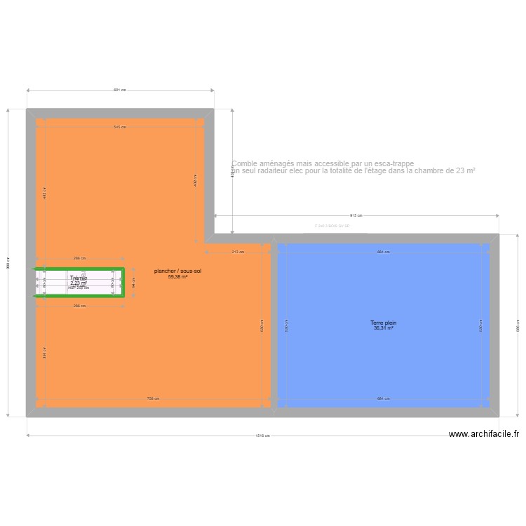 ML24017191. Plan de 25 pièces et 462 m2