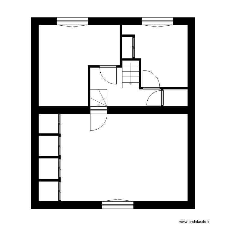 GONZATO. Plan de 16 pièces et 135 m2