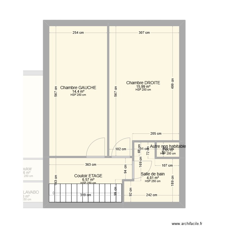 PLAN LOSCHNER. Plan de 14 pièces et 115 m2