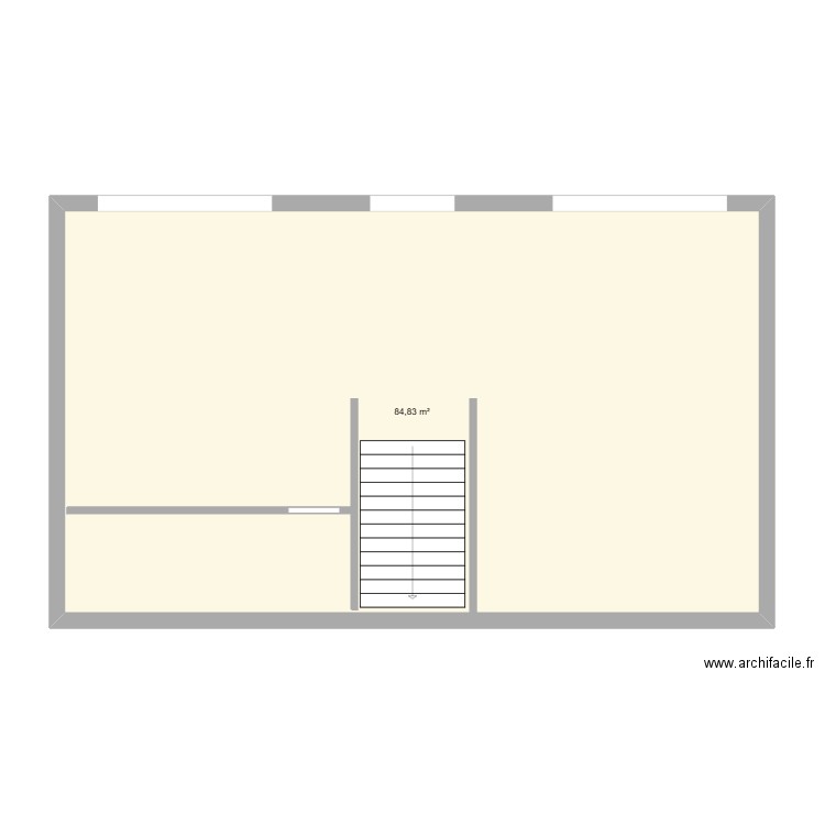 Arthur Defoin Etage. Plan de 1 pièce et 85 m2