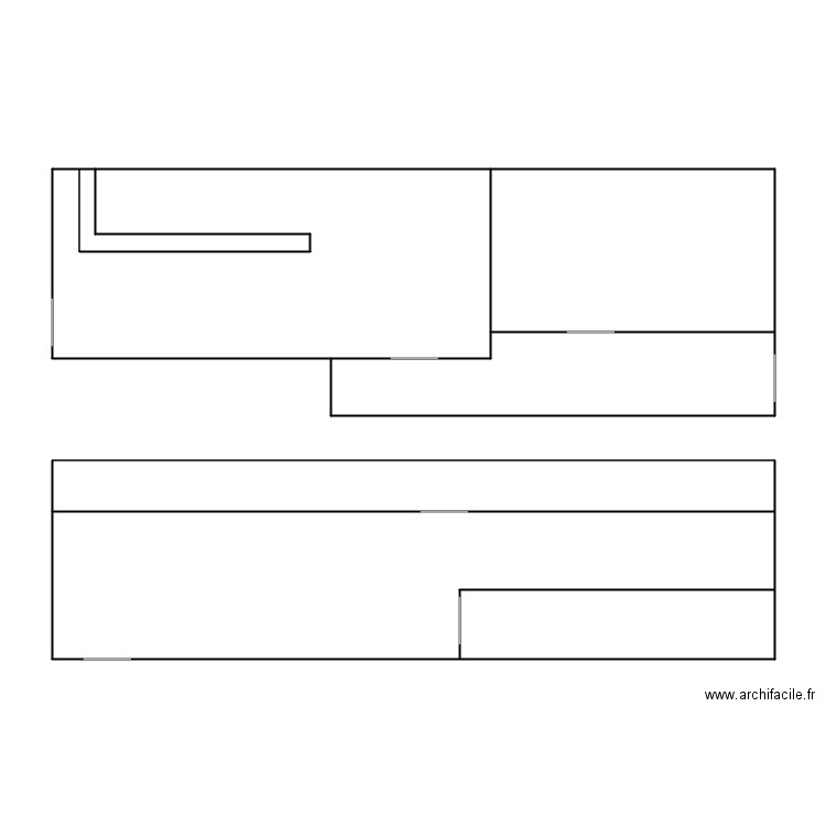 Boucherie Dupont Martins. Plan de 7 pièces et 113 m2