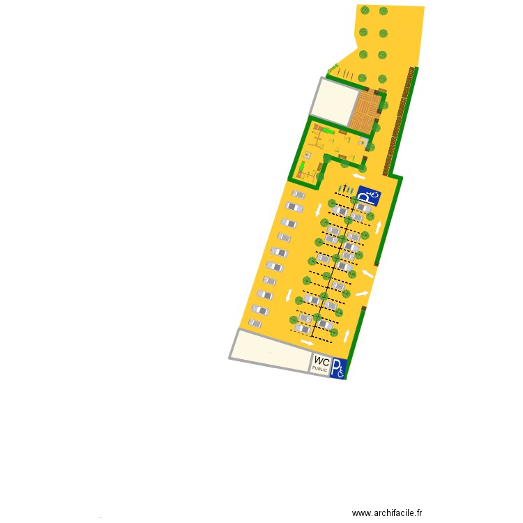 blot blot 3. Plan de 3 pièces et 202 m2