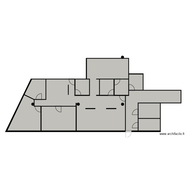 SD3.2. Plan de 11 pièces et 216 m2