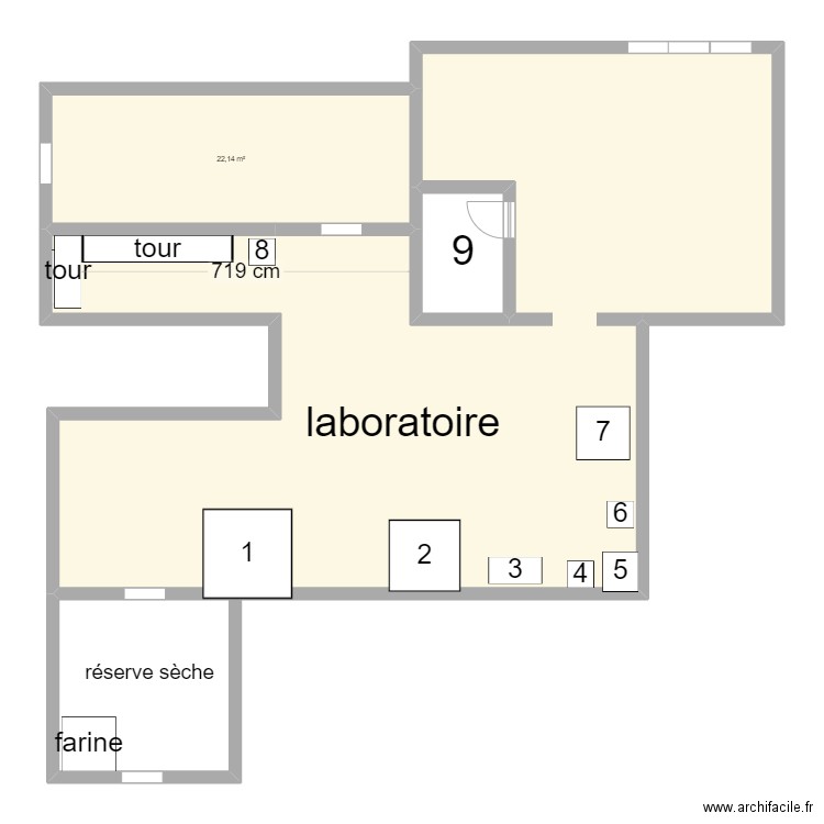 boulange connatre. Plan de 4 pièces et 156 m2