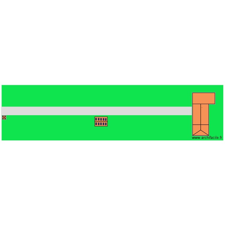 tfe. Plan de 3 pièces et 297 m2