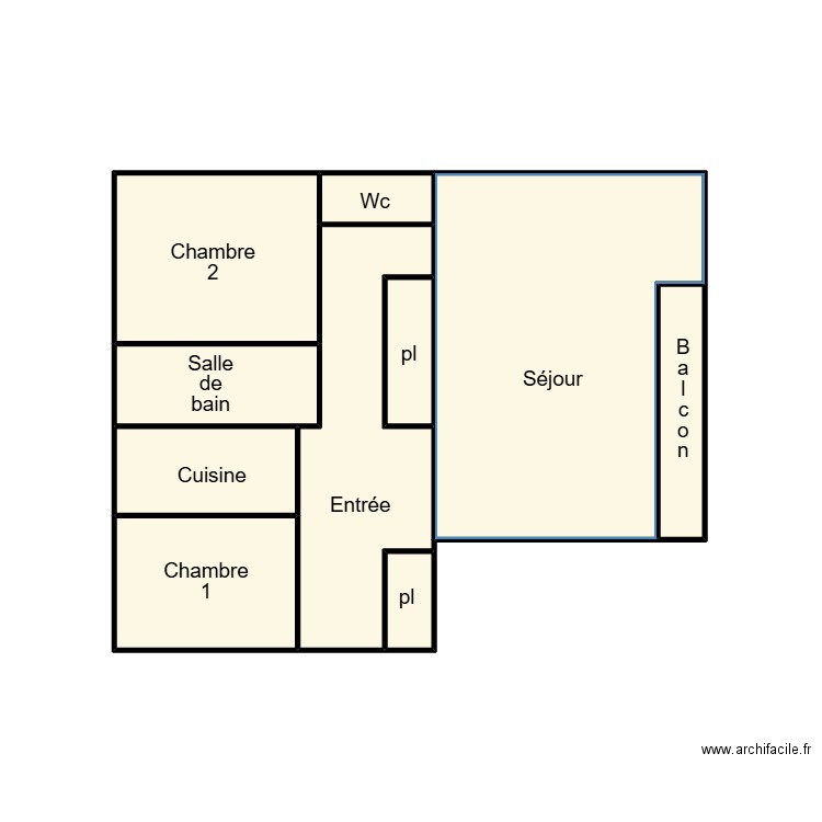 CONCARNEAU LAMADI. Plan de 10 pièces et 18 m2