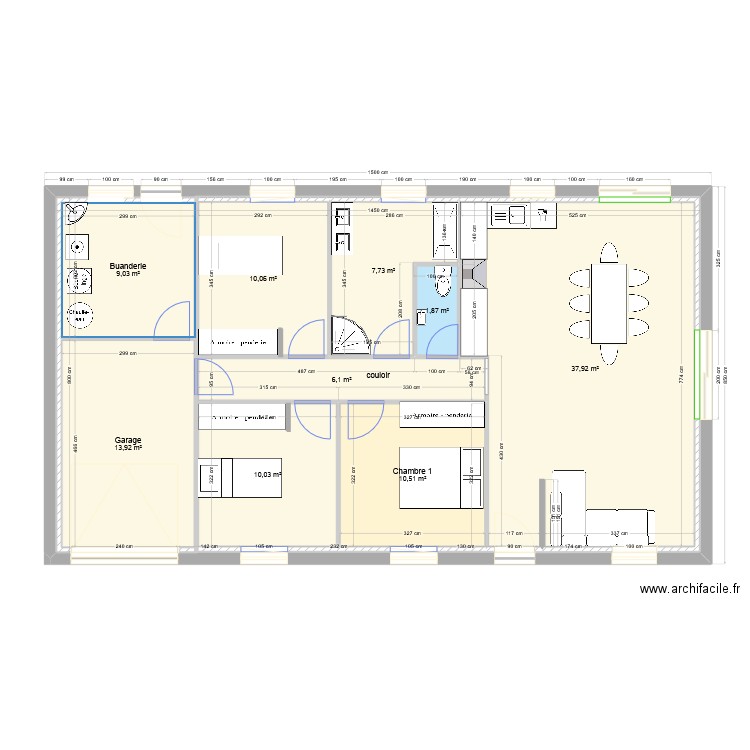 maison balon2. Plan de 10 pièces et 231 m2