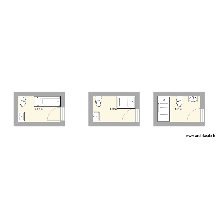 ANGELSKY . Plan de 3 pièces et 14 m2